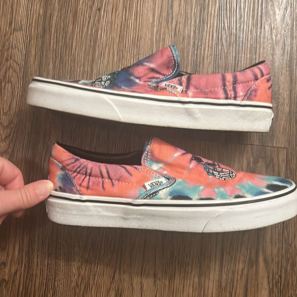 Vans Classic Slip-On Grateful Dead Tie-Dye Slip-On Sneakers - Picture 2 of 6